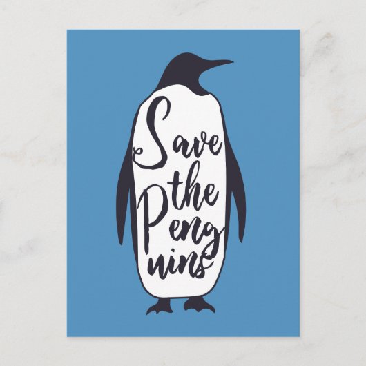 Rett der Pinguine Postkarte (Vorderseite)