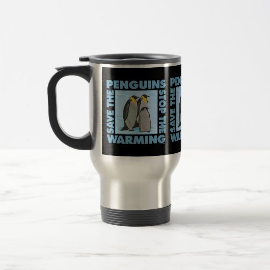 Rett der Pinguine Reisebecher (Links)