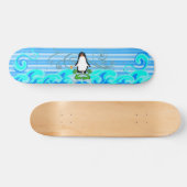 Rett der Pinguine Skateboard (Horizontal)