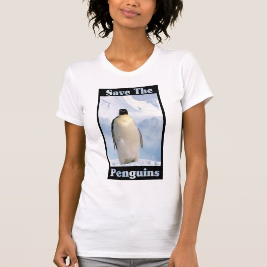 Rett der Pinguine T-Shirt (Vorderseite)