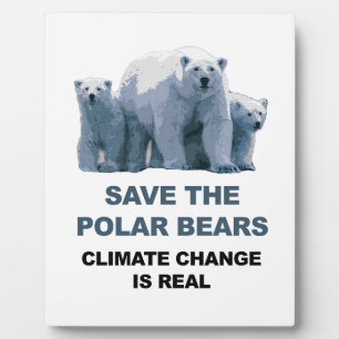 Rett der Polarbären Fotoplatte