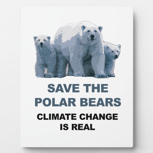 Rett der Polarbären Fotoplatte (Vorderseite)