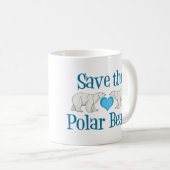 Rett der Polarbären Kaffeetasse (VorderseiteRechts)