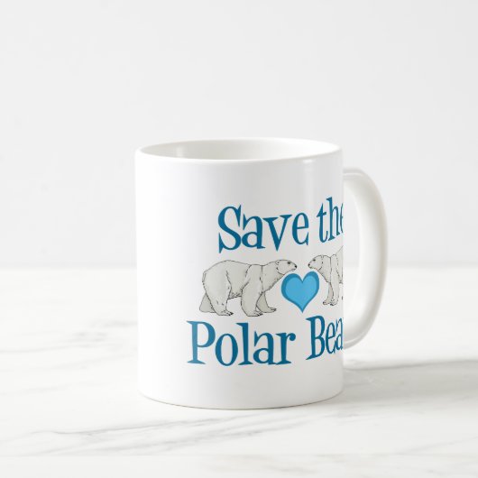 Rett der Polarbären Kaffeetasse (VorderseiteRechts)