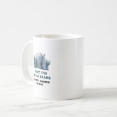 Rett der Polarbären Kaffeetasse (Vorderseite Links)