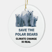 Rett der Polarbären Keramikornament (Links)