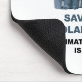 Rett der Polarbären Mousepad (Ecke)