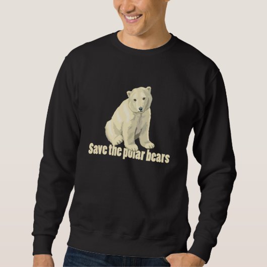 Rett der Polarbären Sweatshirt (Vorderseite)