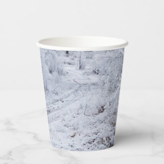 Rett der Post Pappbecher (Rückseite)