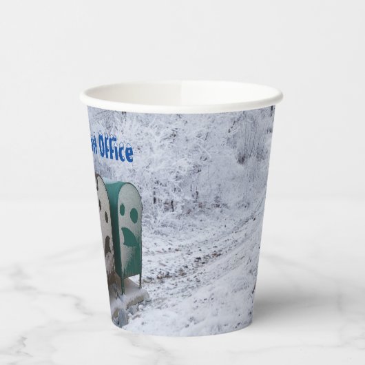 Rett der Post Pappbecher (Links)