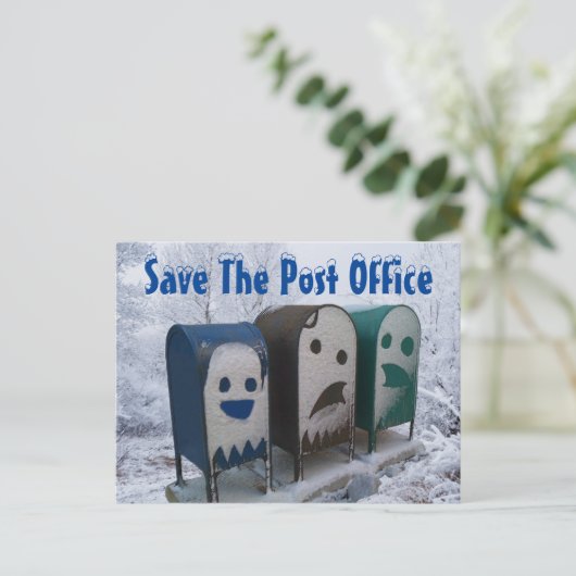 Rett der Post Postkarte (Stehend Vorderseite)