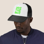 Rett der Rave Green NU RAVE Raver 80er Szene Truckerkappe (Beispiel)