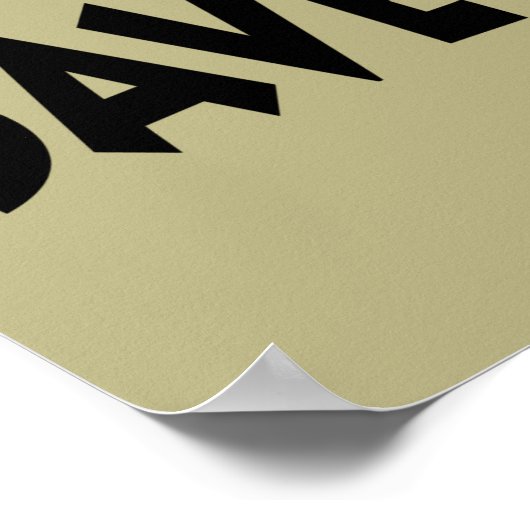 Rett der Rhinozeros Poster (Ecke)