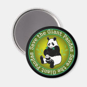 Rett der Riesenpandas Magnet (Vorderseite/Rückseite)