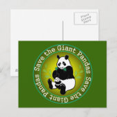 Rett der Riesenpandas Postkarte (Vorne/Hinten)