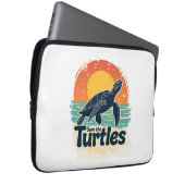 Rett der Schildkröten Tierrechte Meeresschildkröte Laptopschutzhülle (Vorne Rechts)