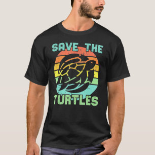 Rett der Schildkröten Tierrechte Meeresschildkröte T-Shirt
