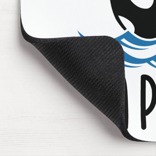 Rett der Sea Pandas Orca Killer Whale Wale Mousepad (Ecke)