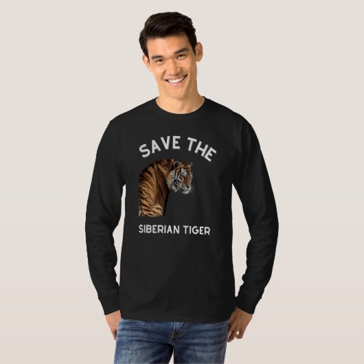 Rett der sibirischen Tiger Safari Männer Frauen Ki T-Shirt (Vorne ganz)