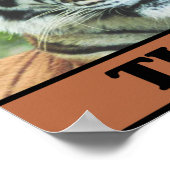 Rett der Tiger Poster (Ecke)