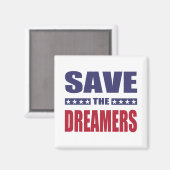 Rett der Träumer Magnet (Vorderseite/Rückseite)