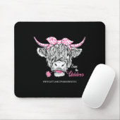 Rett der Udders Heifer Kuh Brustkrebs Bewusstsein Mousepad (Mit Mouse)
