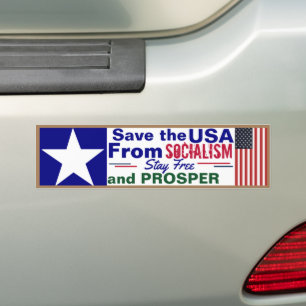Rett der USA aus dem Sozialismus Autoaufkleber