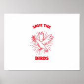 Rett der Vögel Poster (Vorne)