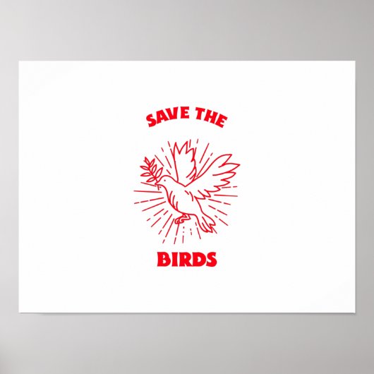 Rett der Vögel Poster (Vorne)