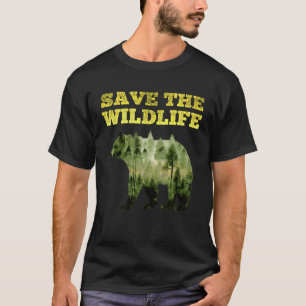 Rett der vom Aussterben bedrohten Tiere und Pflanz T-Shirt