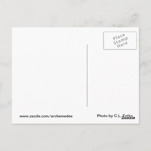 Rett der Wälder Postkarte (Rückseite)