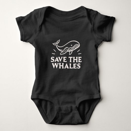 Rett der Wale Baby Strampler (Vorderseite)
