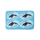 Rett der Wale Badematte (Vorderseite)