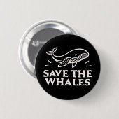 Rett der Wale Button (Vorne & Hinten)