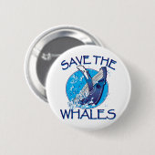 Rett der Wale Button (Vorne & Hinten)