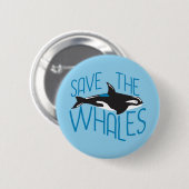 Rett der Wale Button (Vorne & Hinten)