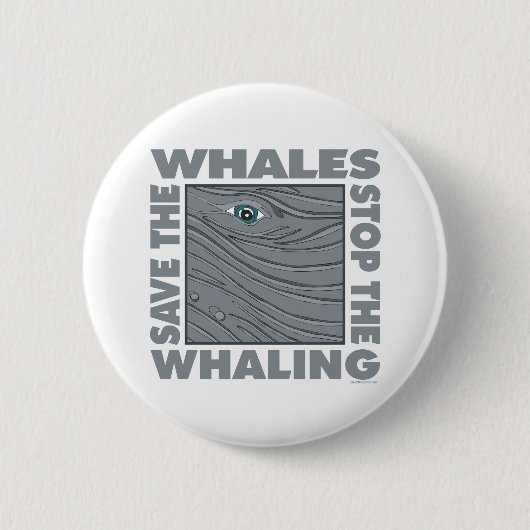 Rett der Wale Button (Vorderseite)