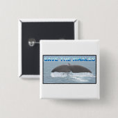 Rett der Wale Button (Vorne & Hinten)