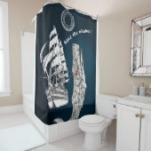 Rett der Wale Duschvorhang (Beispiel)