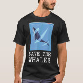 Rett der Wale Food Storage Bag Whale Conservati T-Shirt (Vorderseite)