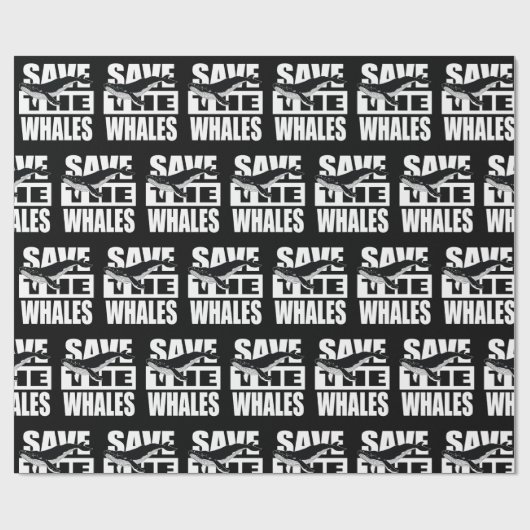 rett der Wale Geschenkpapier (Flach)