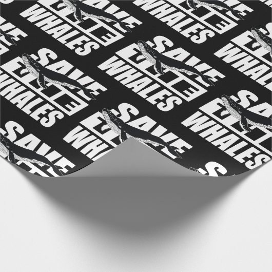 rett der Wale Geschenkpapier (Ecke)