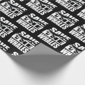 Rett der Wale Geschenkpapier (Ecke)