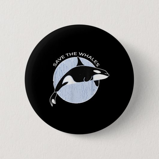 Rett der Wale im Meeresumweltschutz I Button (Vorderseite)