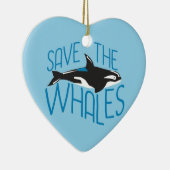 Rett der Wale Keramik Ornament (Rechts)