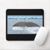 Rett der Wale Mousepad (Mit Mouse)