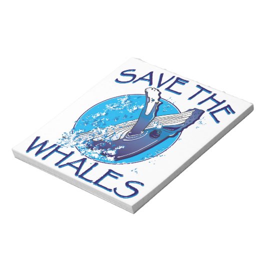 Rett der Wale Notizblock (Rotiert)