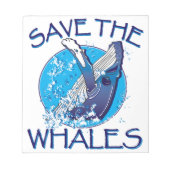 Rett der Wale Notizblock (Vorderseite)