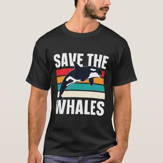 Rett der Wale Orca T-Shirt (Vorderseite)