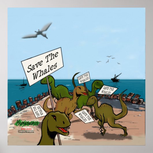 Rett der Wale Poster (Vorne)